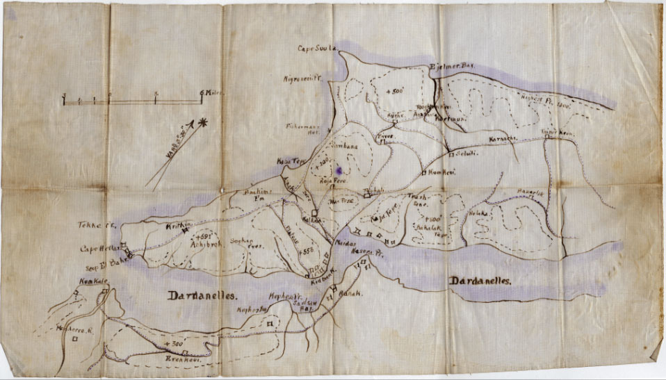 Gallipoli - Hand Drawn Map