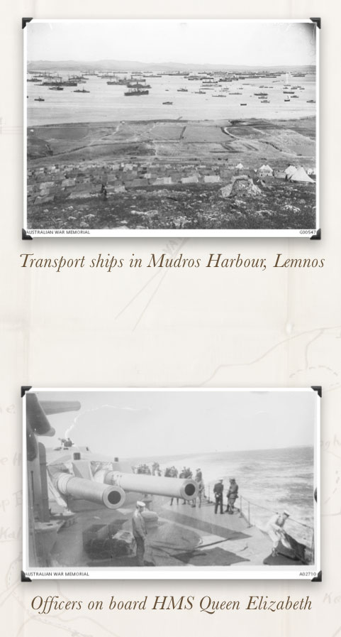 Ships in Lemnos Harbour